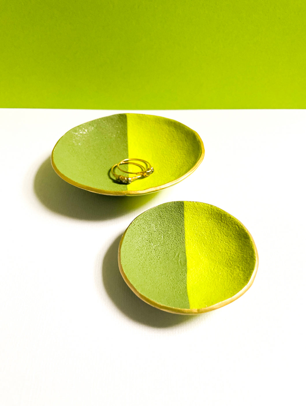 Color Block Trinket Dish