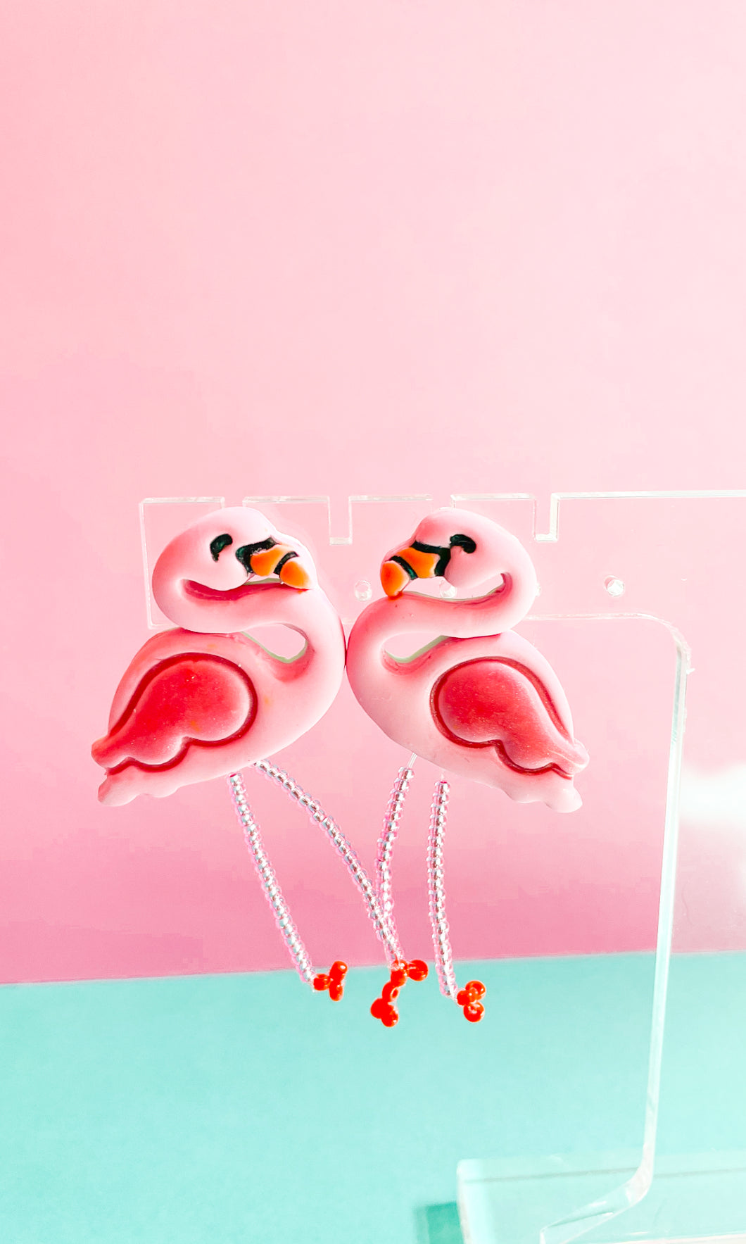 Flamingo Statement Studs